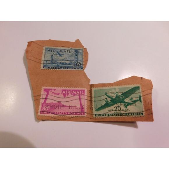 Stamps Air Mail Vintage - Picture 2 of 5